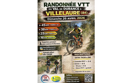 Rando VTT Villelaure 2026